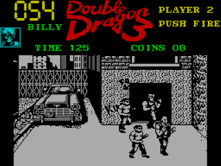 Double Dragon III: The Rosetta Stone screenshot 3 for ZX Spectrum